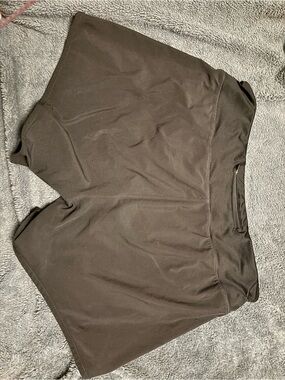 Free Fly Apparel Women's Athletic Shorts in Dark Brown
